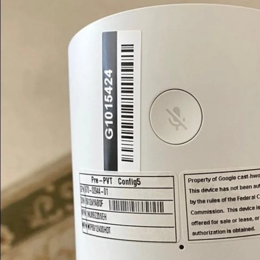Google Home Smart Speaker Voice Assistant